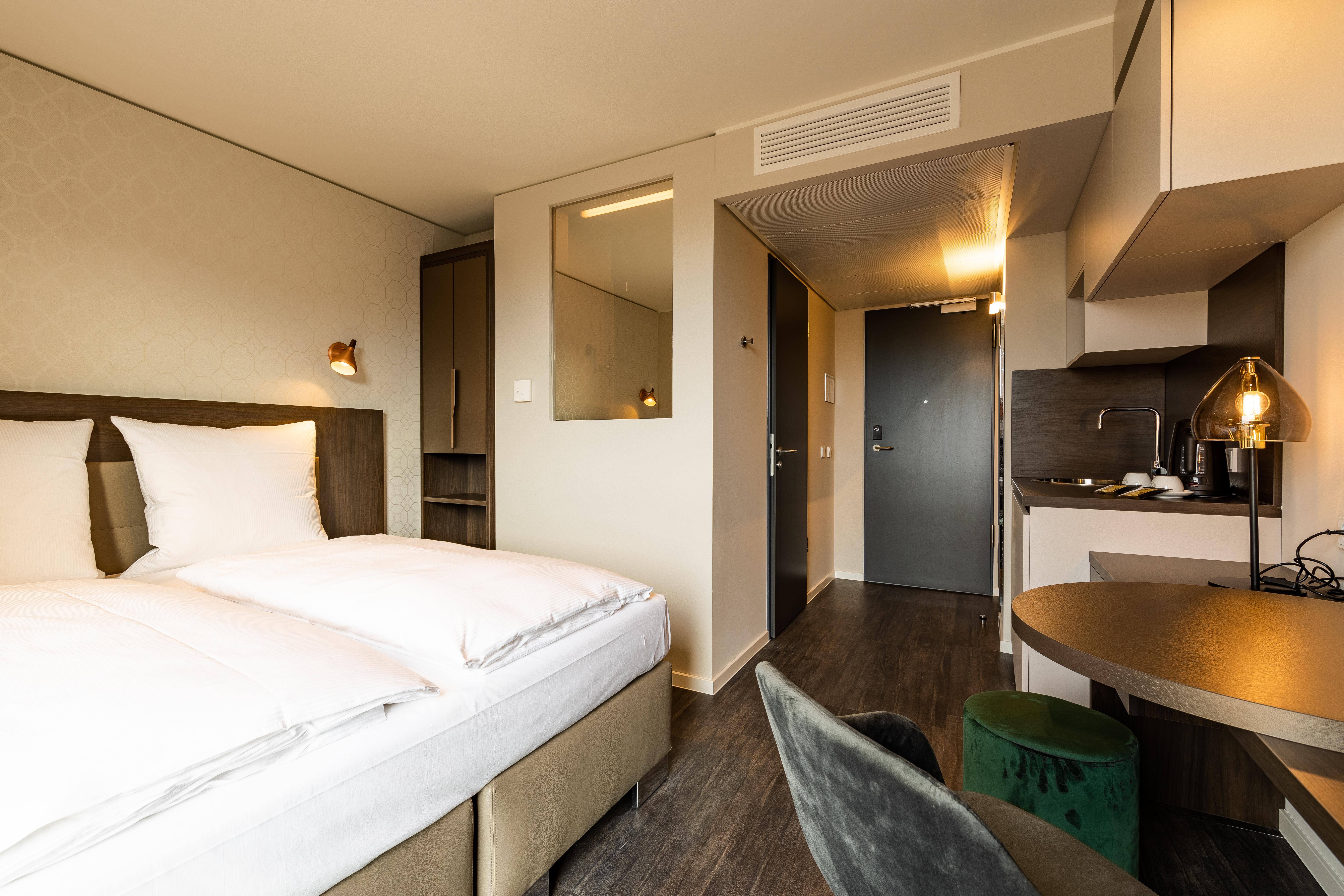 Maseven Muenchen Messe Dornach Aparthotel Aschheim Exterior foto